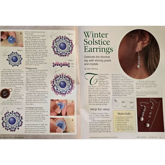 Bead & Button Magazine December 1997 String An Elegant Lariat - Picture 11 of 15